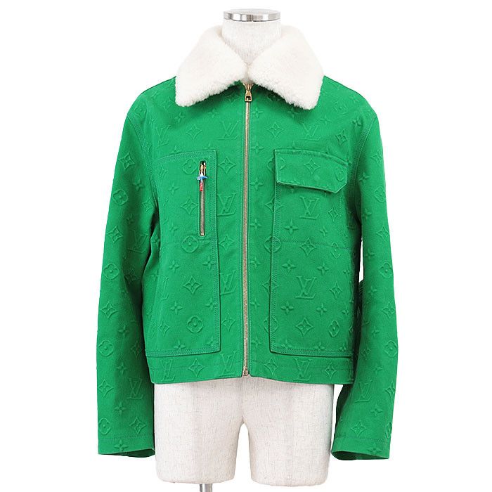 Louis Vuitton Louis Vuitton Monogram Cotton Poly Twill Denim Jacket Cotton Outerwear RM212G98HLA60W DUTY FREE for USA