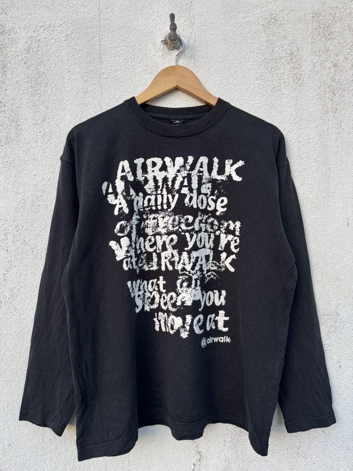 If Six Was Nine 2000s Japanese Archive Poem Grunge long sleeve Tees Size US L / EU 52-54 / 3 - 1 Thumbnail