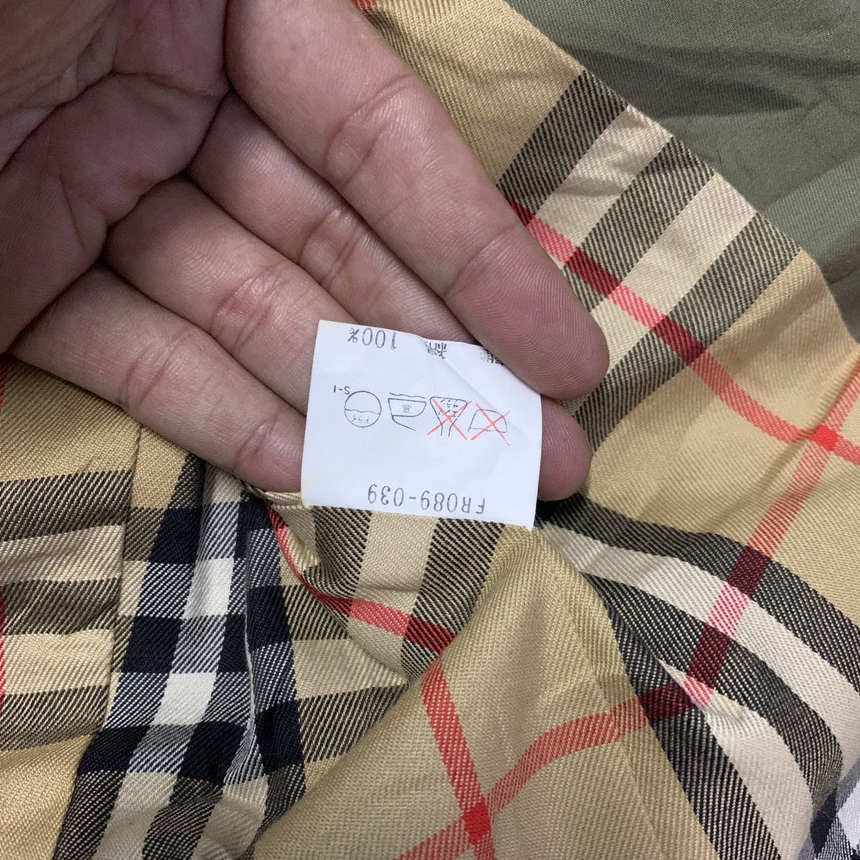 Burberry × Designer × Vintage Vintage Burberrys Trench Coat Indigo Two Tones Colourways Size US S / EU 44-46 / 1 - 7 Thumbnail