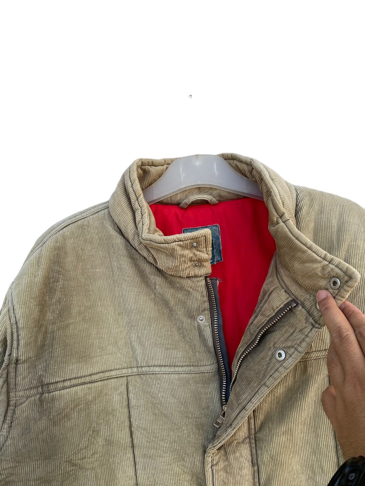 Stussy Vintage Stussy Sun Faded Corduroy Quilted Jacket Size US L / EU 52-54 / 3 - 3 Thumbnail