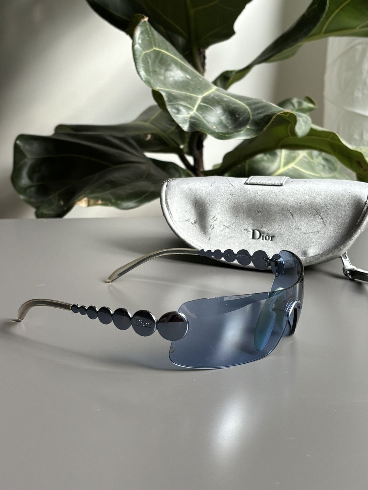 Dior Dior Sunglasses Ruthenium Millenium Mask Shield Sport Bike Size ONE SIZE - 3 Thumbnail