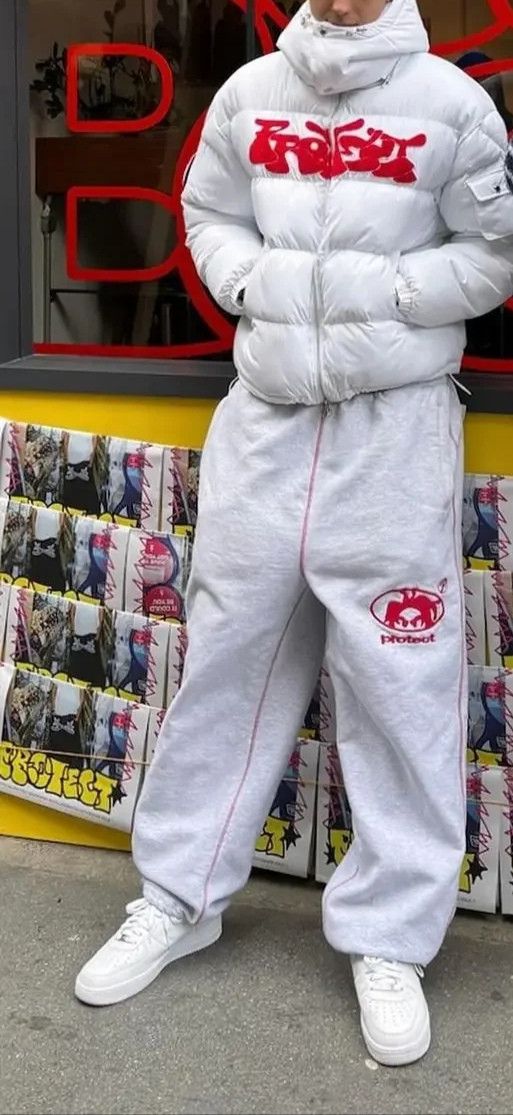 Japanese Brand × Jean New Embroidery Baggy Pants Size US 36 / EU 52 - 2 Thumbnail