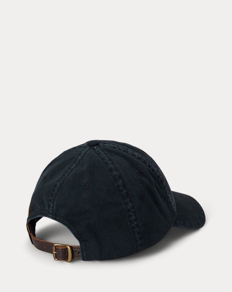 Polo Ralph Lauren Polo Ralph Lauren Cotton Twill Ball Cap Black Ponies 1967 Size ONE SIZE - 2 Thumbnail