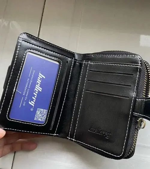 VIBE Wallets and Purses PU Leather Black Wallet Size ONE SIZE - 3 Thumbnail