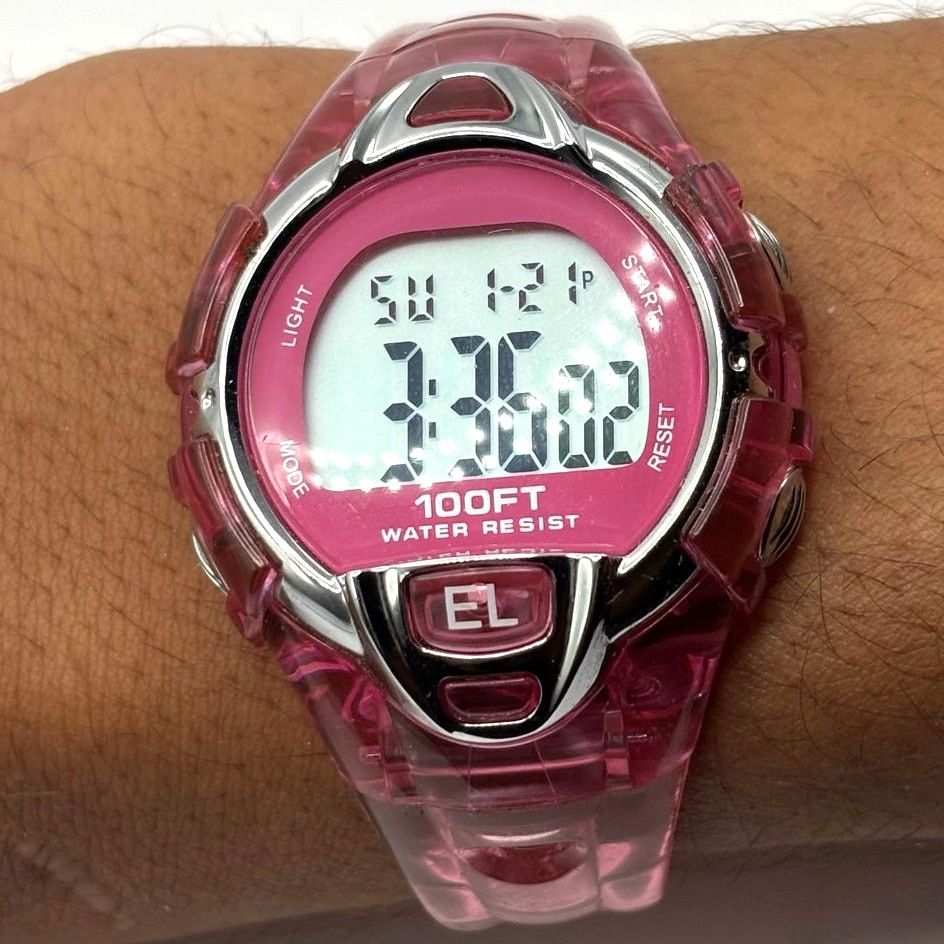 Other Pink & Silver Digital Watch Size ONE SIZE - 1 Thumbnail