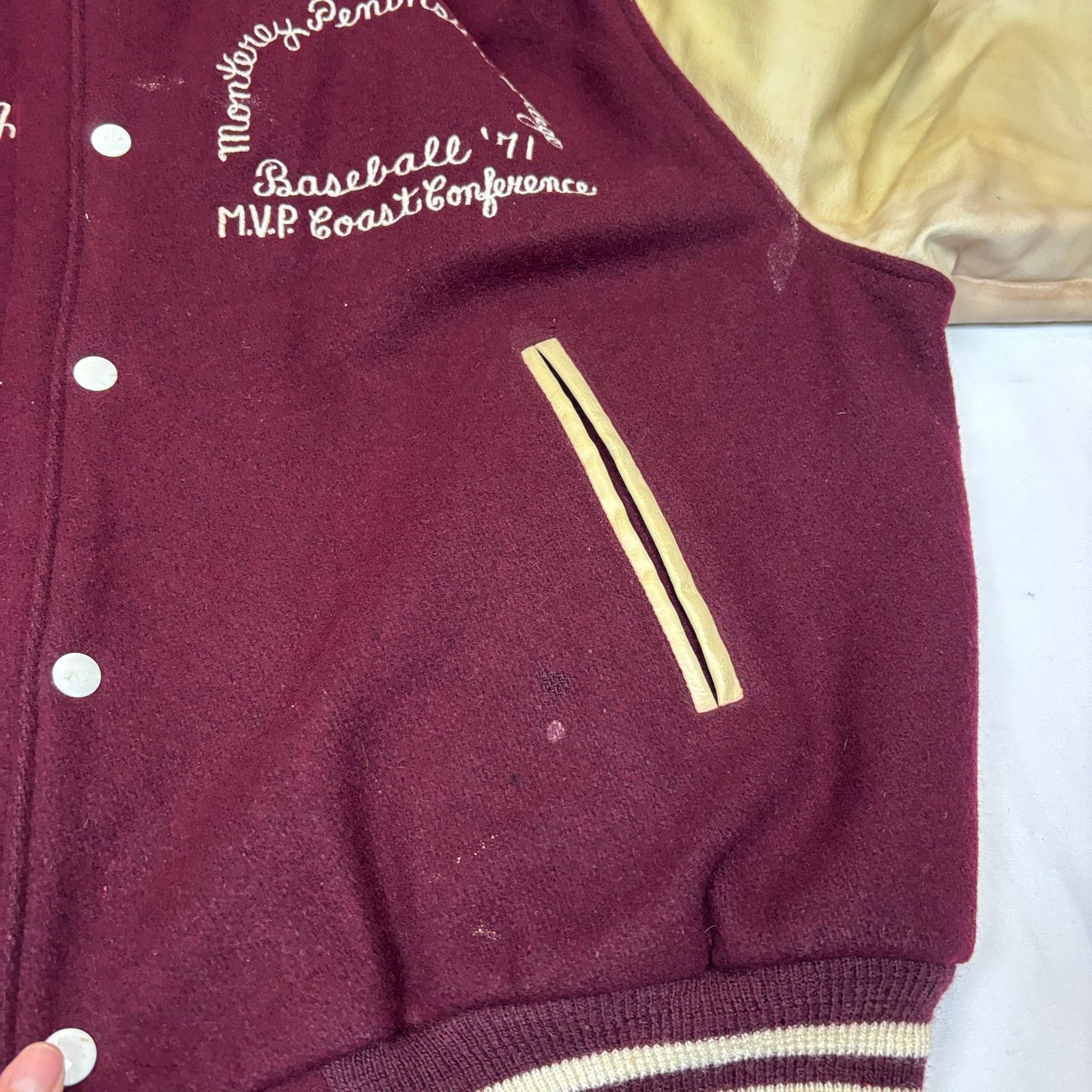 Champion Vintage 60s 1971 Champion Running Man Varsity Jacket XL Size US XL / EU 56 / 4 - 13 Thumbnail
