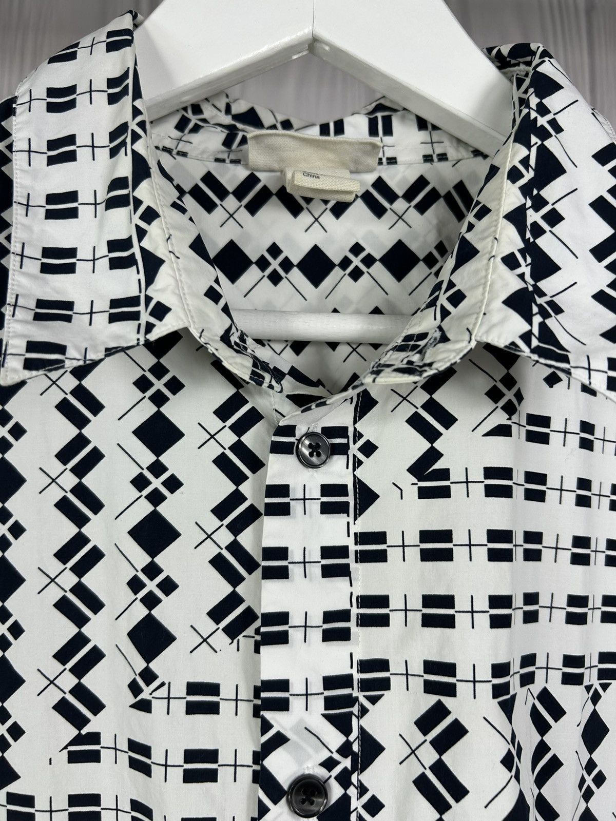 Marni MARNI H&M Art Geometric Designer Shirt Size XL Size US XL / EU 56 / 4 - 6 Thumbnail