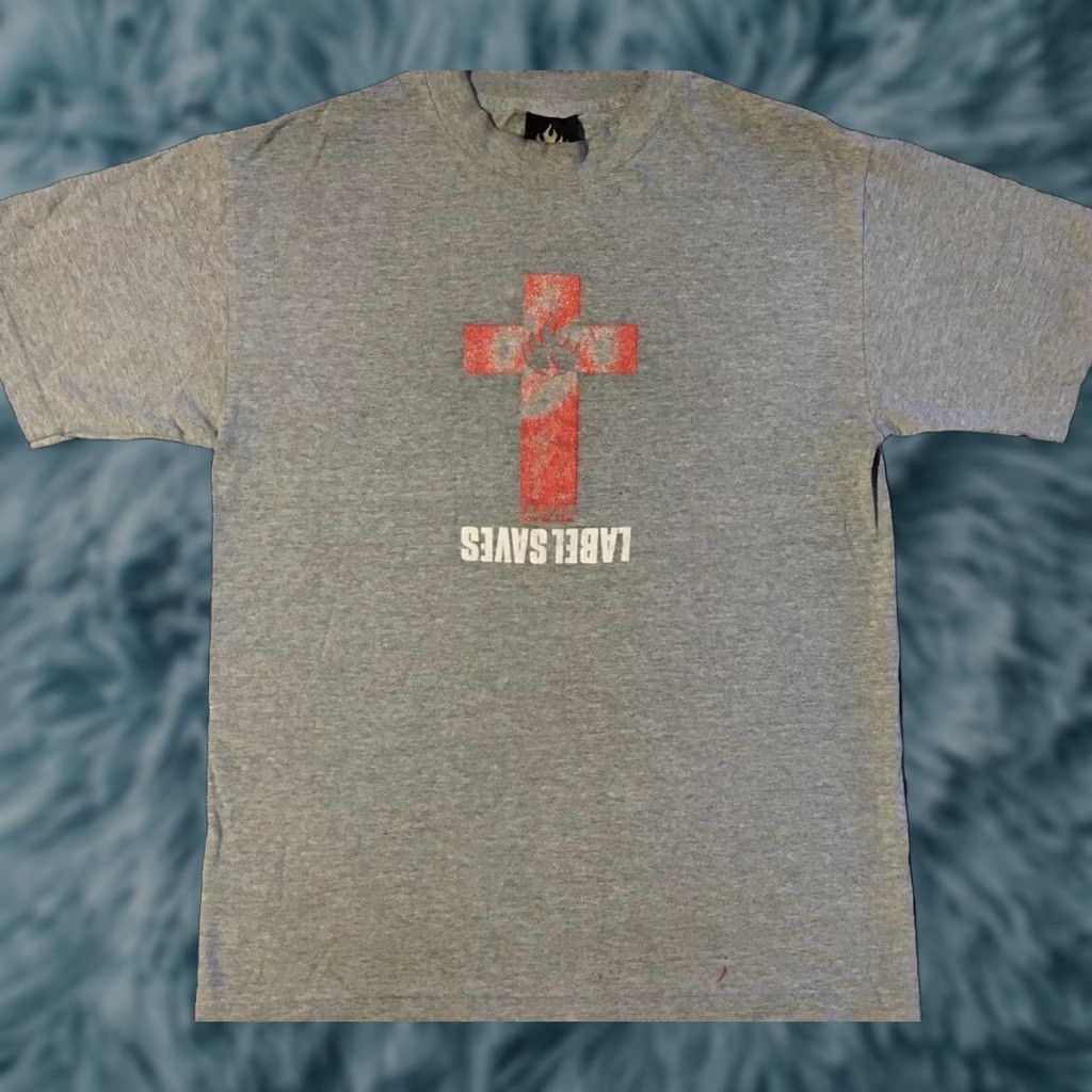Vintage VINTAGE Independent Trucks Faded Distressed Cross Shirt M Gray 80s 90s Grunge Skateboard Skater USA Mens Size US M / EU 48-50 / 2 - 1 Thumbnail
