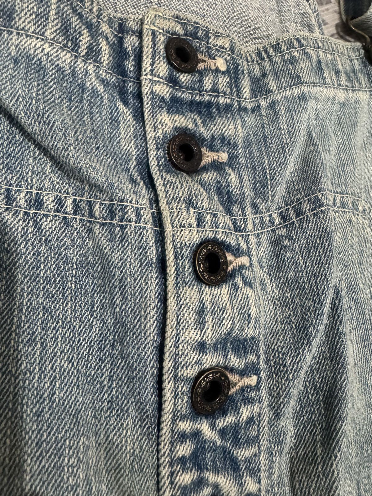 Kapital × Kapital Kountry Kapital Blue Hands Jumpsuits Overall Vintage Japanese Style Size 32" / US 10 / IT 46 - 8 Thumbnail