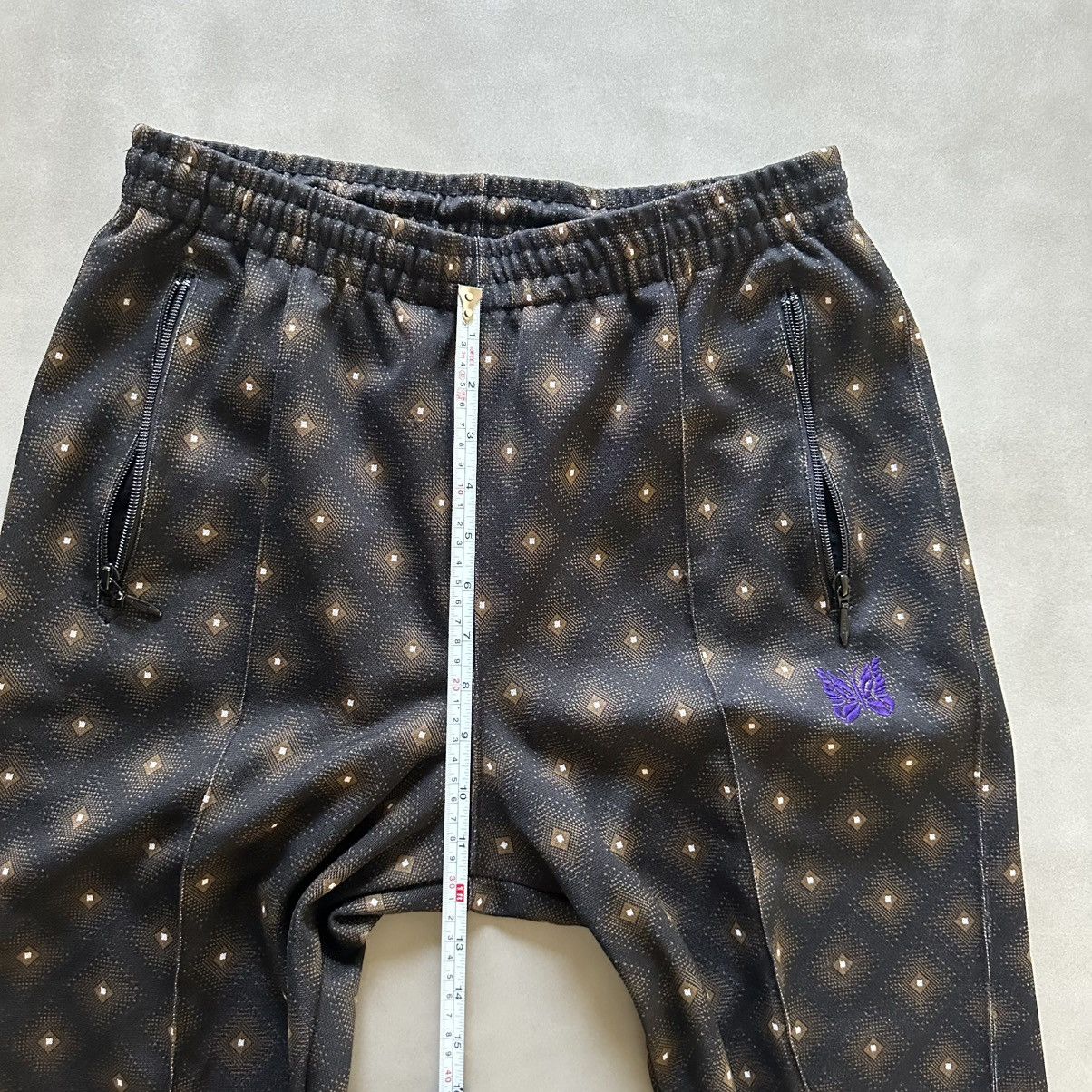 Needles Needles Black Brown cropped Track Pant Size US 32 / EU 48 - 3 Thumbnail