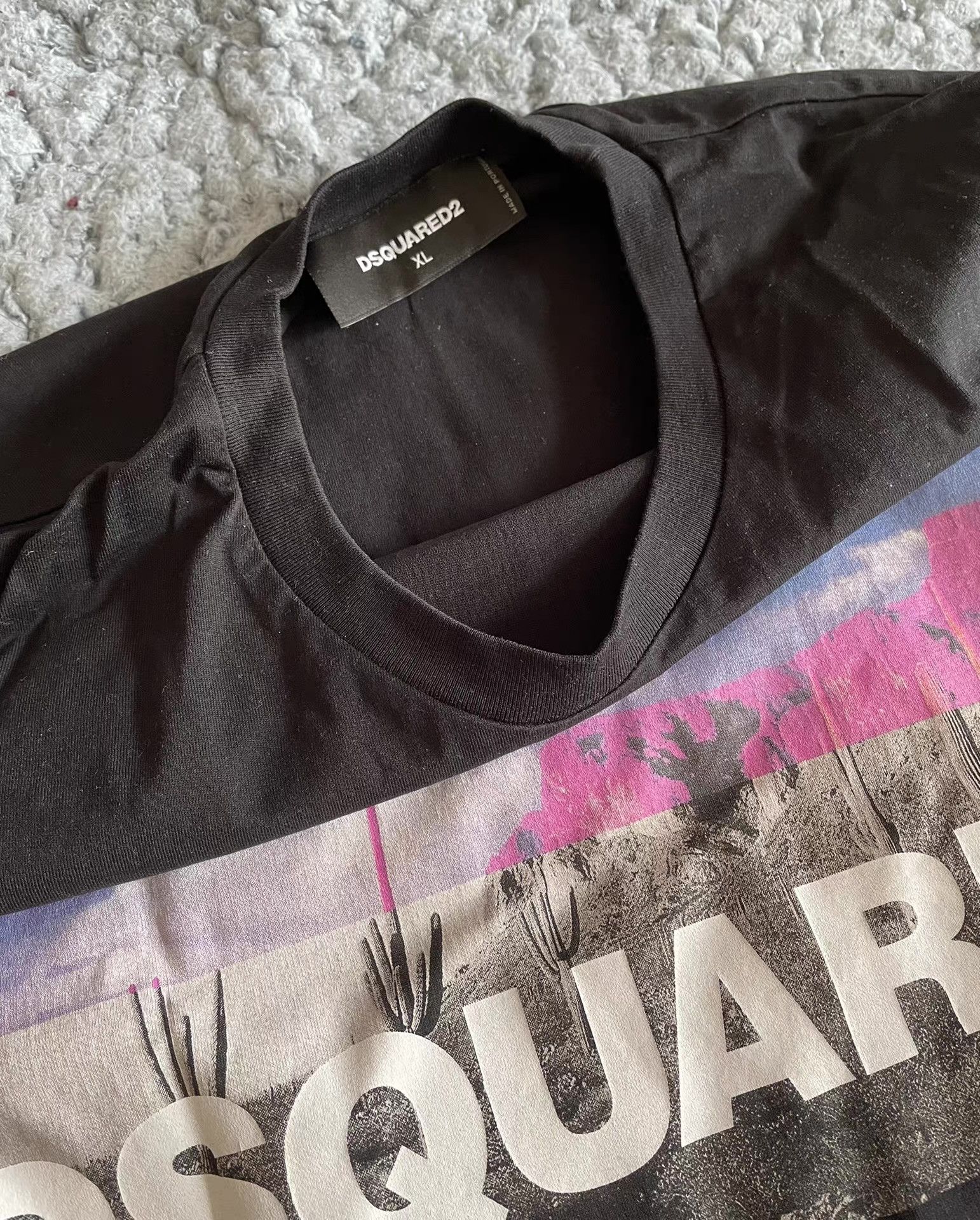 Dsquared2 DSquared2 (D2) Classic Black Short-Sleeve T-Shirt, Size US XL / EU 56 / 4 - 3 Thumbnail