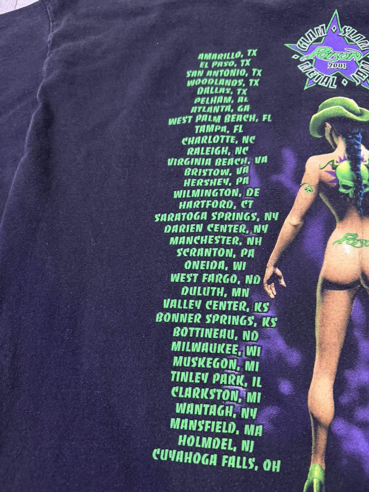Hanes Poison Band T Shirt Size US L / EU 52-54 / 3 - 6 Thumbnail