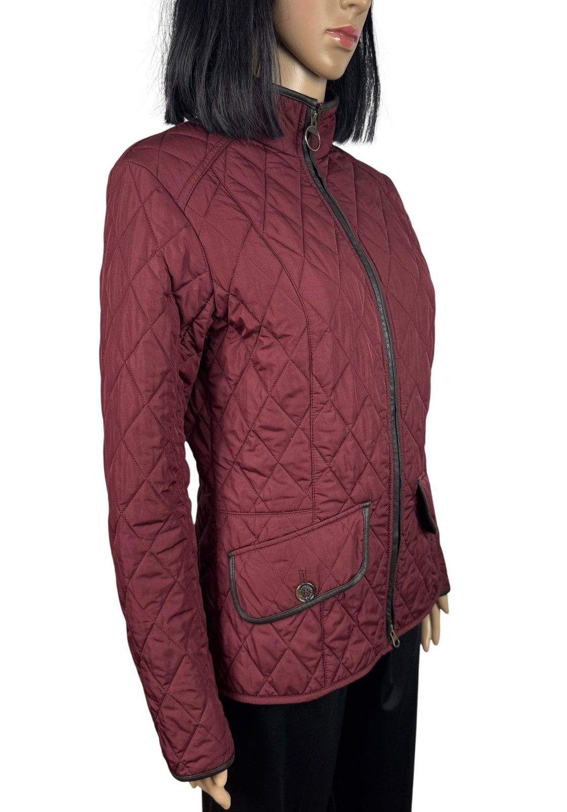 Barbour Barbour Stallion Quilted Jacket Leather Trim size UK10 US6 Size M / US 6-8 / IT 42-44 - 3 Thumbnail