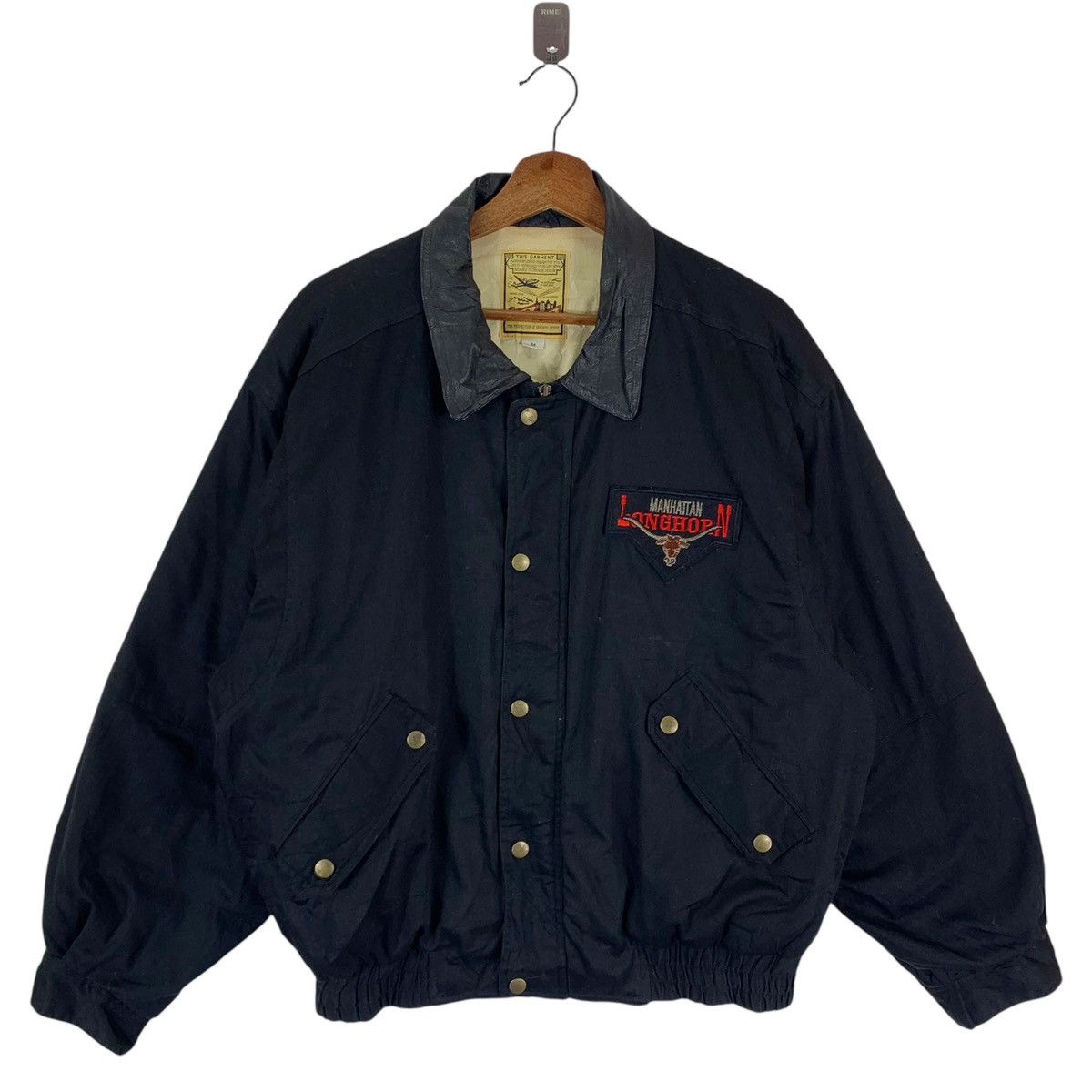 Vintage VINTAGE DIO WILD MANHATTAN LONGHORN BOMBER FLIGHT JACKET Size US M / EU 48-50 / 2 - 1 Thumbnail