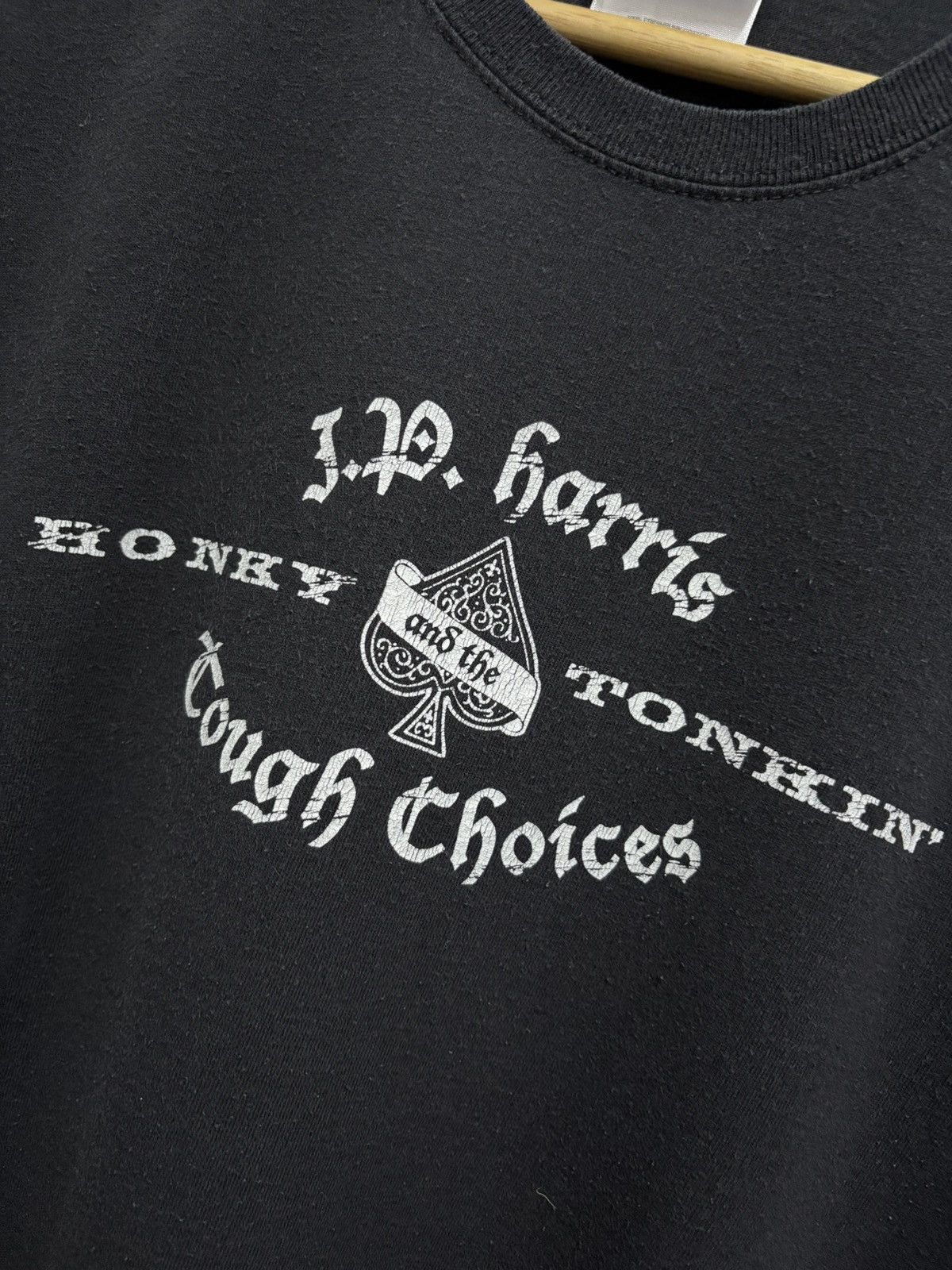 Band Tees × Country Road × Vintage 2000’s J.P Harris - Country Singer T-Shirt Size US M / EU 48-50 / 2 - 4 Thumbnail