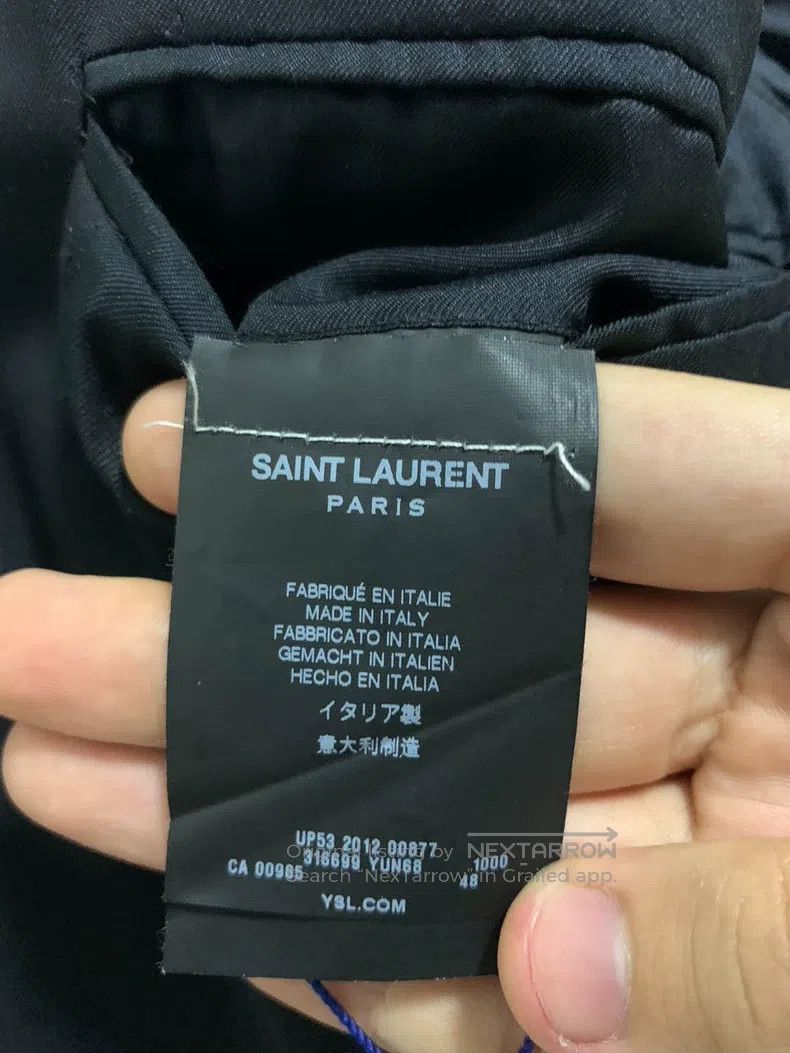 Saint Laurent Paris Saint Laurent Paris Black three-button suit Size US M / EU 48-50 / 2 - 4 Thumbnail