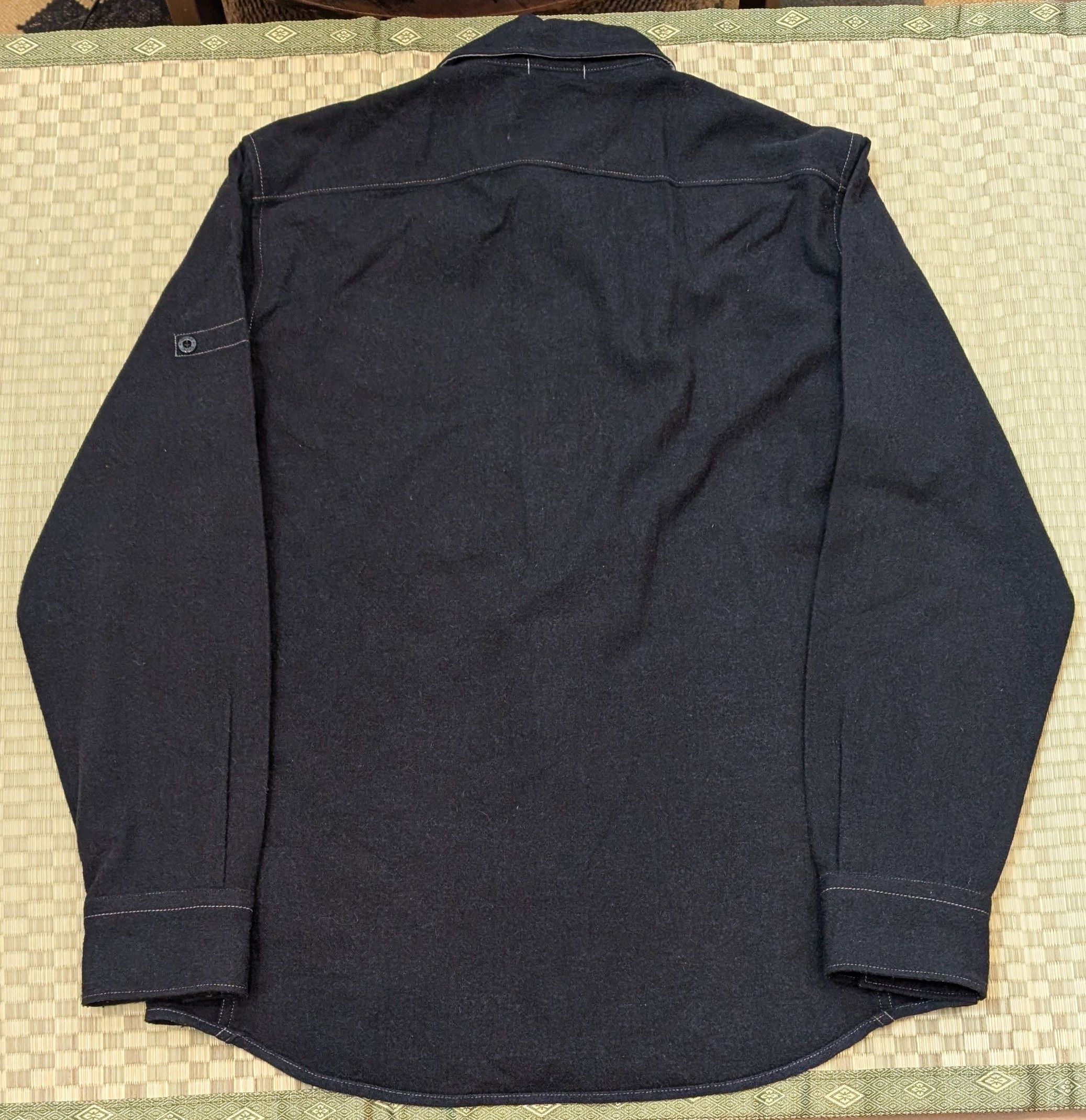 Stone Island Stone Island Wool Blend Button Up Shirt Made in Italy Size US XL / EU 56 / 4 - 2 Thumbnail