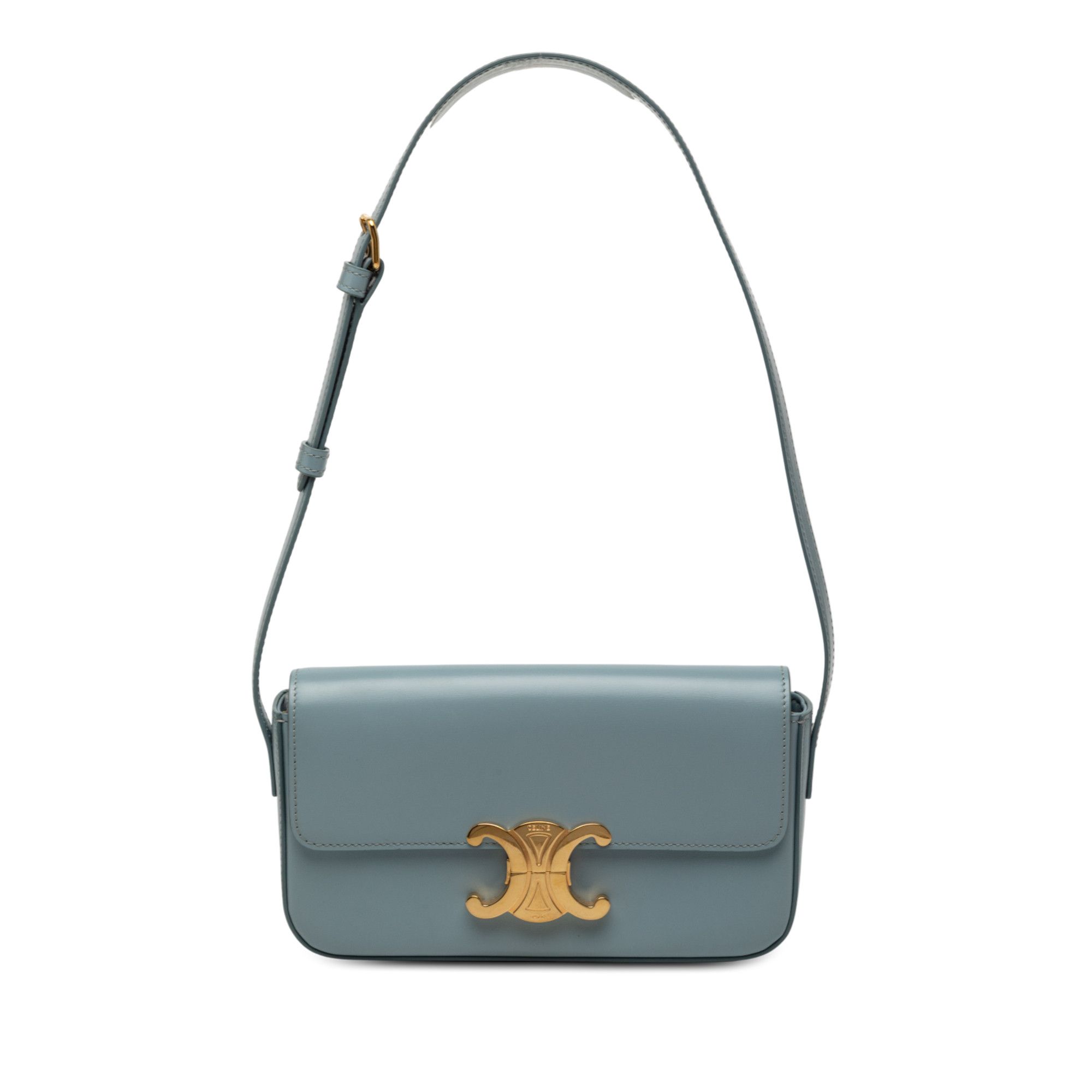 Celine Shiny Calfskin Claude Shoulder Bag