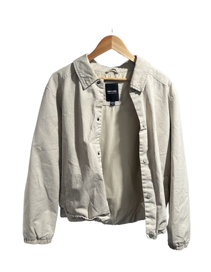 ONLY & SONS Only & Sons Egg White Light Coat Size US L / EU 52-54 / 3 - 1 Thumbnail