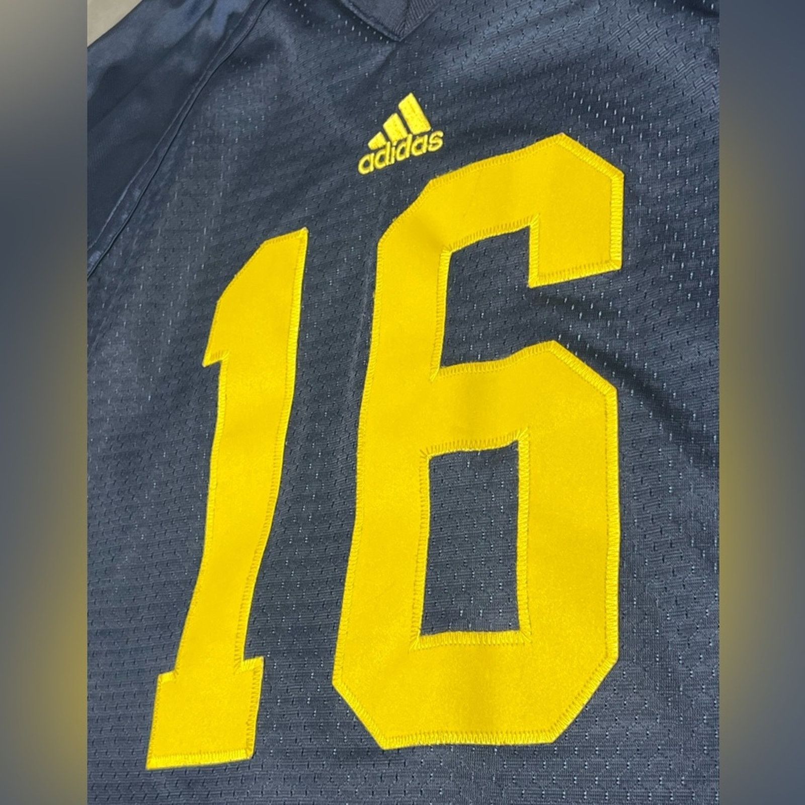 Adidas Adidas Michigan Wolverines Football Jersey #16 YOUTH M Size US S / EU 44-46 / 1 - 4 Thumbnail
