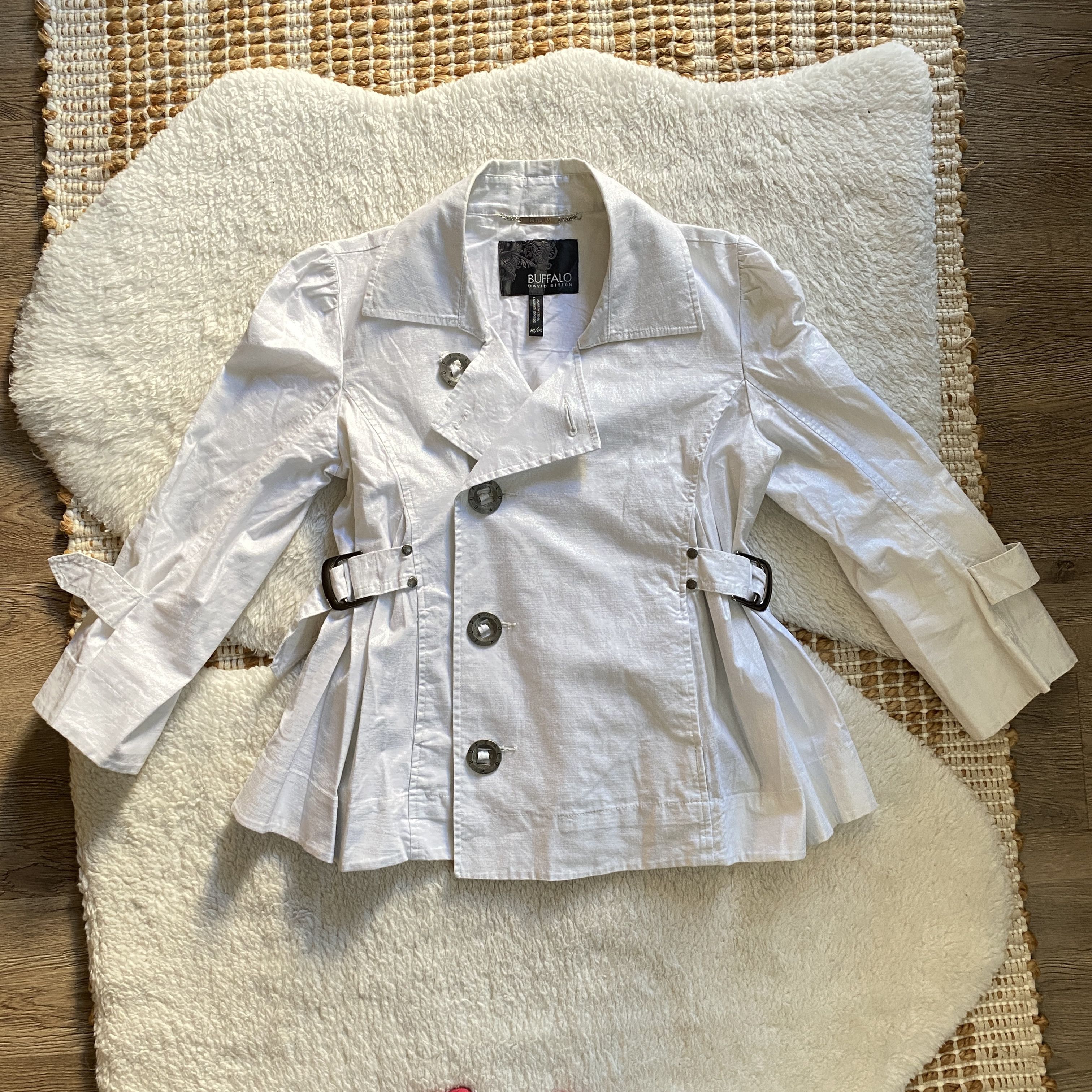 Buffalo David Bitton Buffalo David Bitton White Blazer Jacket Women’s Size M / US 6-8 / IT 42-44 - 18 Thumbnail