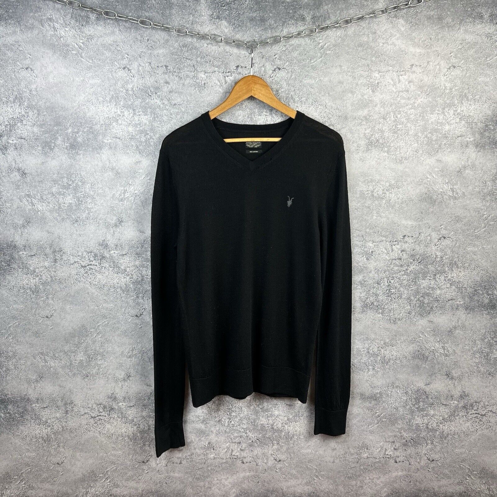 Allsaints Allsaints Sweater V-Neck Men's Size L Long Sleeve Size US L / EU 52-54 / 3 - 1 Thumbnail