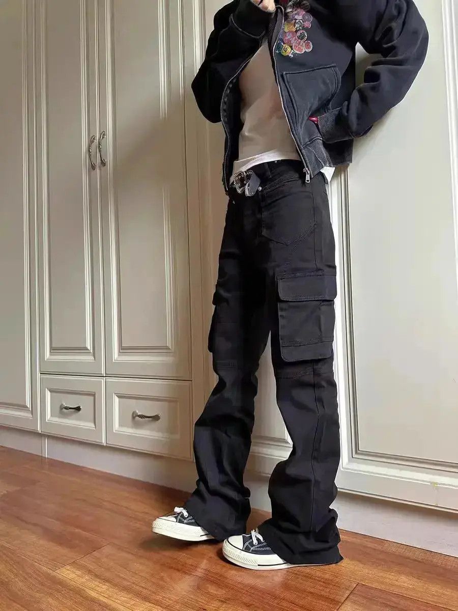 Japanese Brand Street hip hop vintage micro flare baggy jeans Size US 32 / EU 48 - 6 Thumbnail