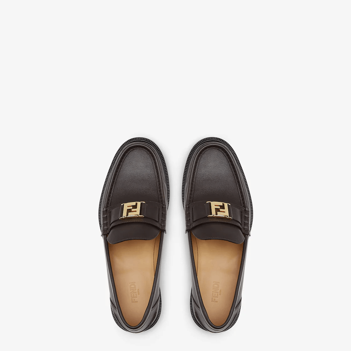 Fendi o1s1wg110125 Loafer in Brown Size US 5.5 / EU 38 - 3 Thumbnail