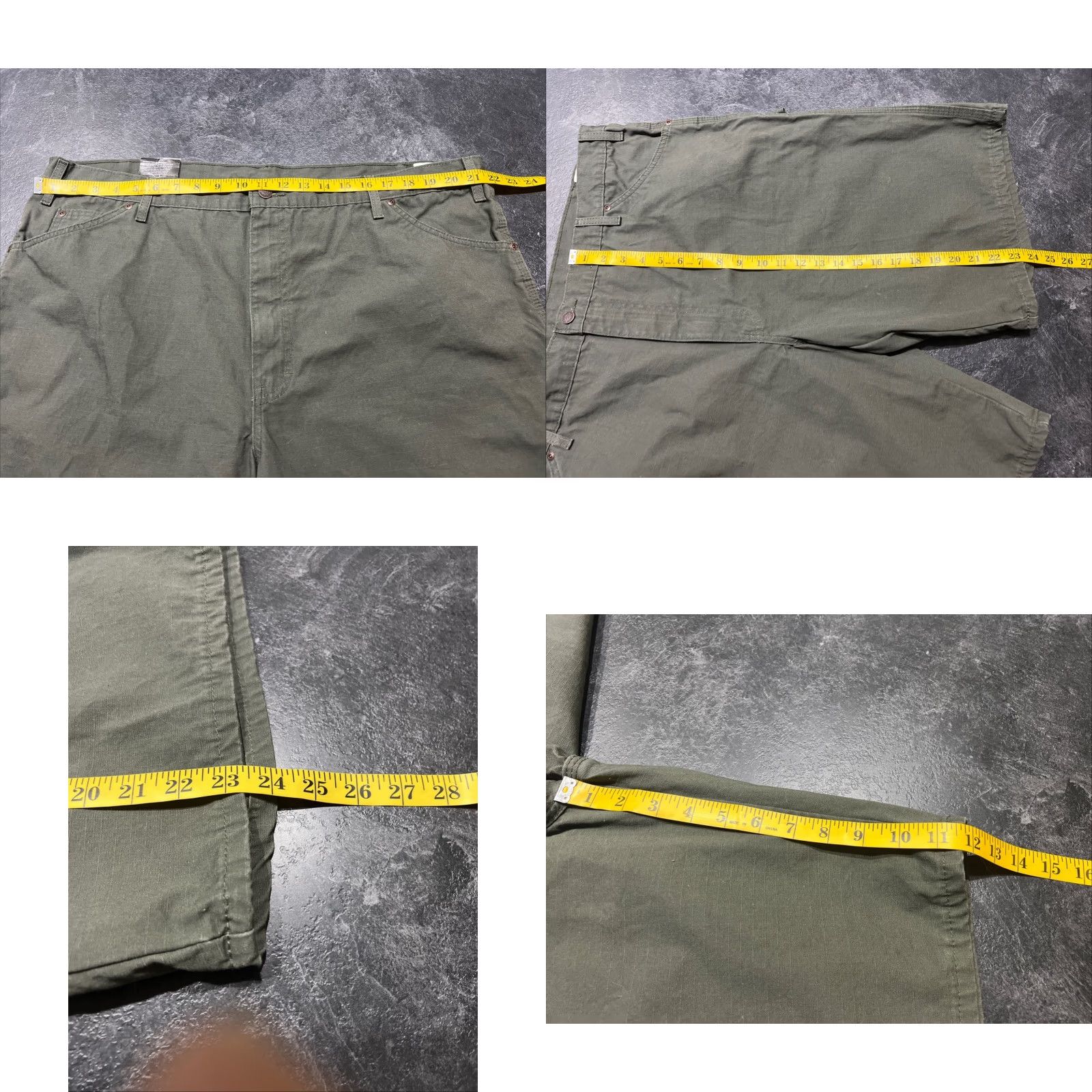 Dickies VINTAGE Dickies Mens Cargo Shorts 42 Green Carpenter Painter Utility Y2K Mens 42 Green Cargo Shorts Cotton Polyester Cotton Blend Ready to wear Size US 42 / EU 58 - 8 Thumbnail