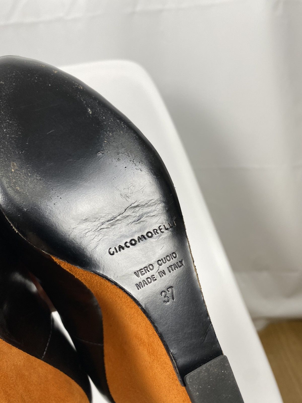 Other Giacomorelli Genuine Leather and Suede Wedges Heels size 37 Size US 7 / IT 37 - 8 Thumbnail