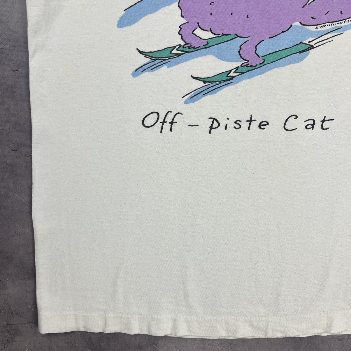 Designer Rare! Trevor Dunton Off Piste Cat Vintage Big Logo Tee 1996 Size US XL / EU 56 / 4 - 10 Thumbnail