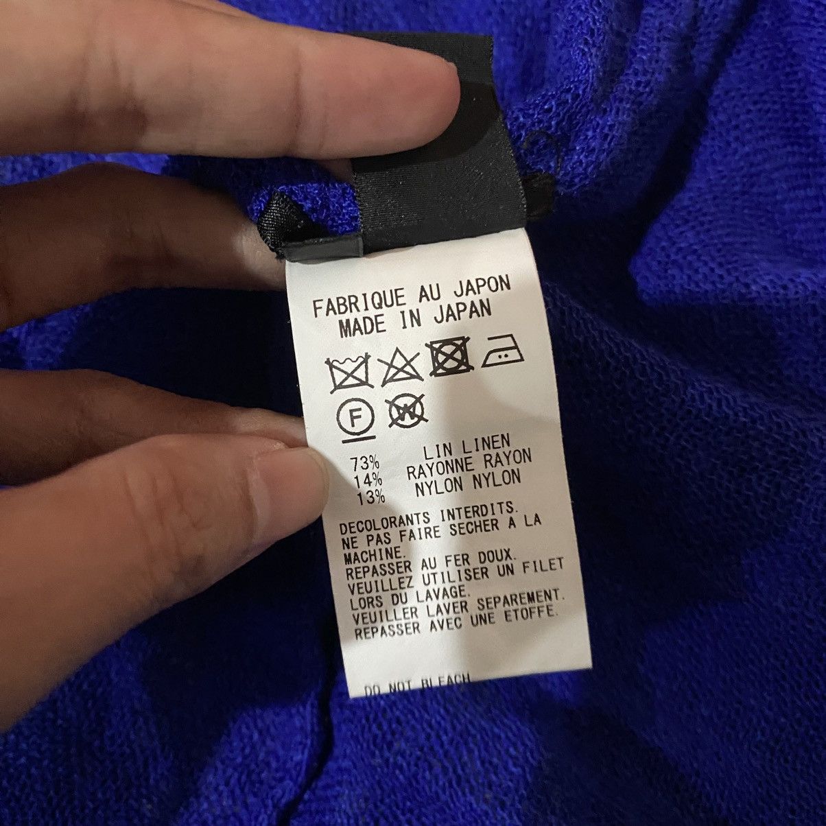 Yohji Yamamoto Y’s Yohji Yamamoto Royal Blue Longline Hooded Cardigan Size M / US 6-8 / IT 42-44 - 11 Thumbnail