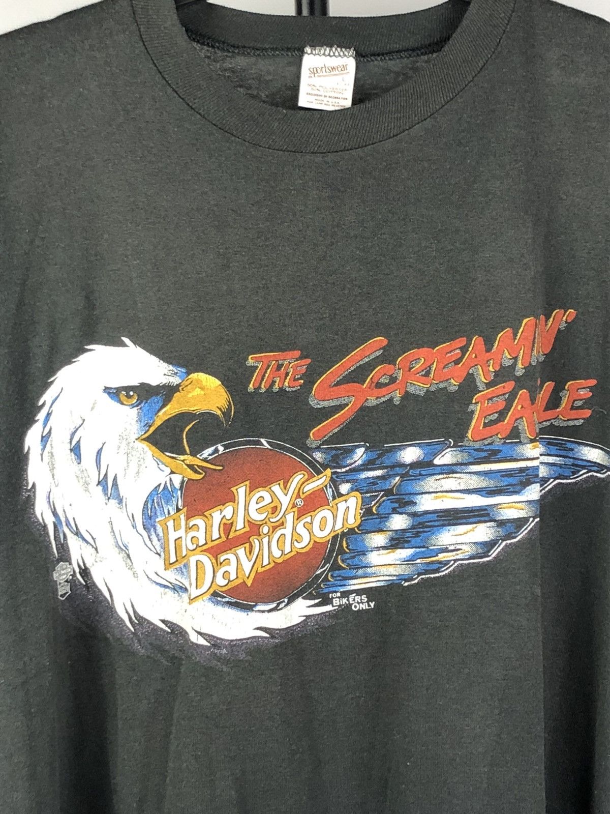 Harley Davidson 🔥🇺🇸HARLEY-DAVIDSON 70S VERY RARE VINTAGE SINGLE STITCH Size US M / EU 48-50 / 2 - 5 Thumbnail