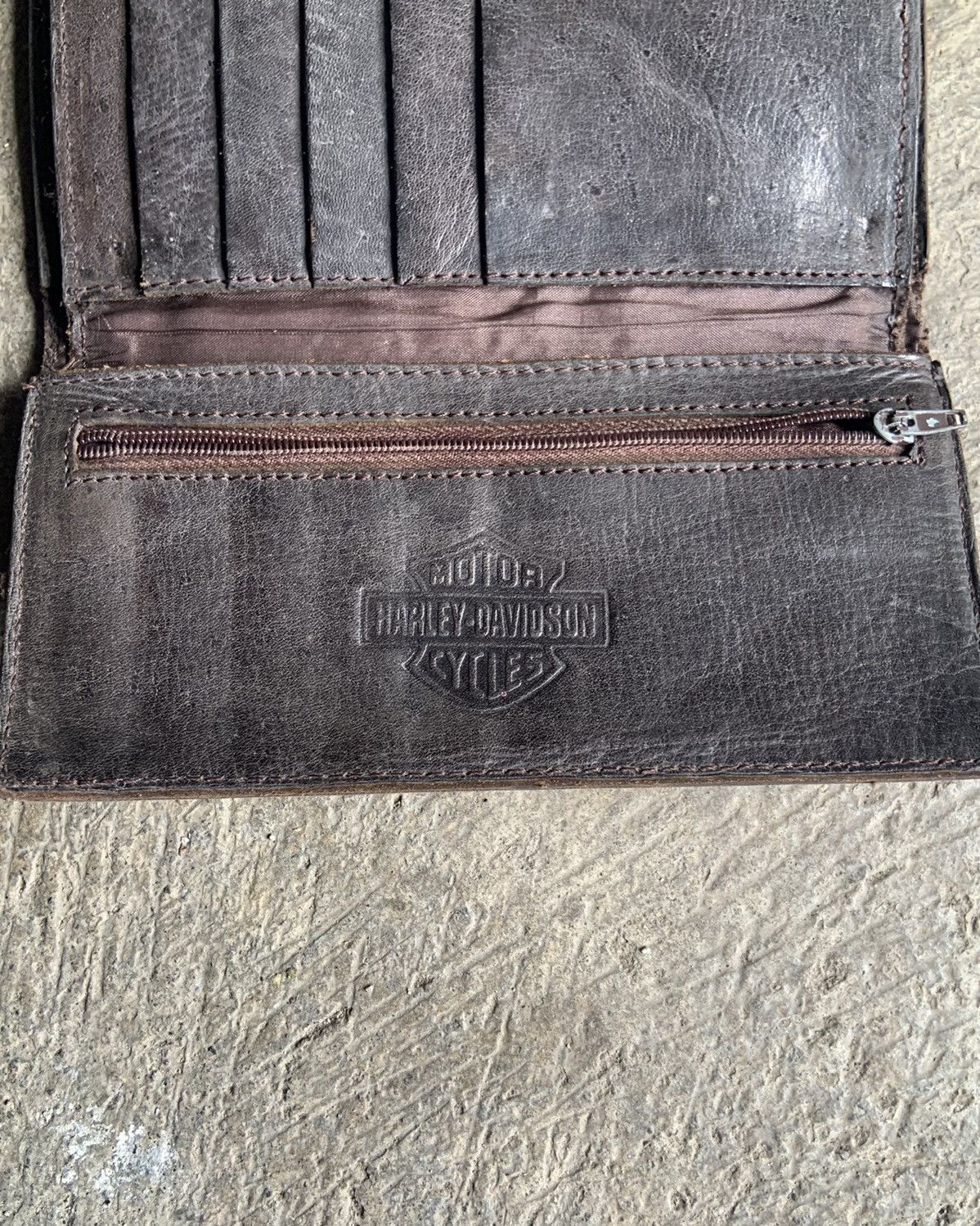 Harley Davidson × Vintage Rare Vintage Harley Davidson Leather Wallets Size US XS / EU 42 / 0 - 4 Thumbnail