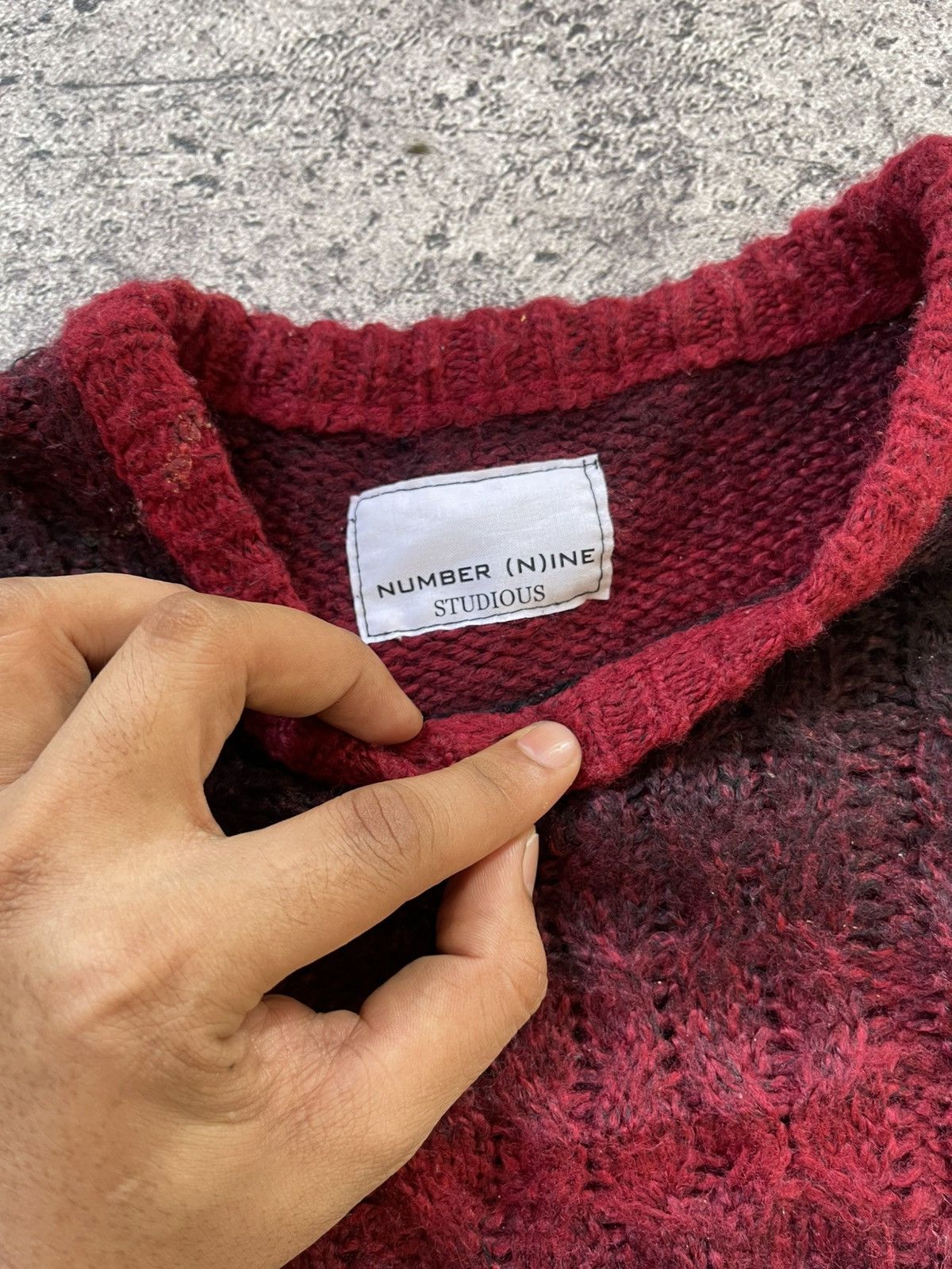 Number (N)ine Number (N)ine Studious ‘Kurt Cobain Style” Knitwear Size US L / EU 52-54 / 3 - 5 Thumbnail