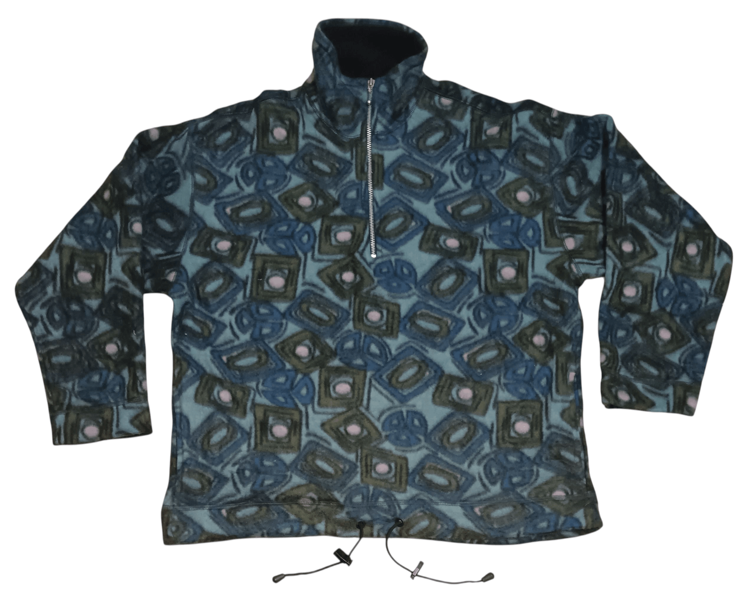 Japanese Brand TOXIC OVP QUARTER ZIPPER SWEATSHIRT Size US M / EU 48-50 / 2 - 1 Thumbnail