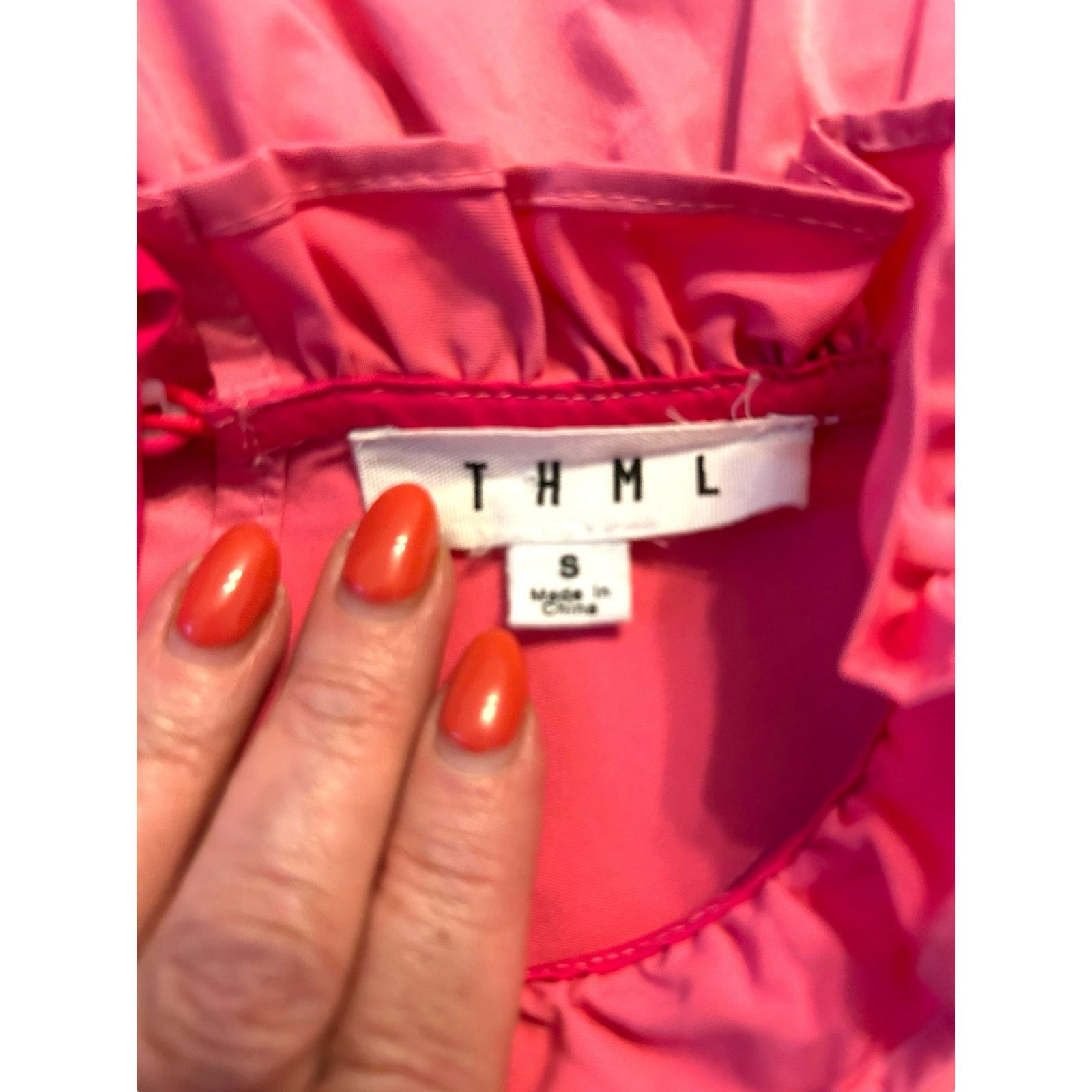 Other THML Pink Tiered Dress - Size S Size S / US 4 / IT 40 - 3 Thumbnail