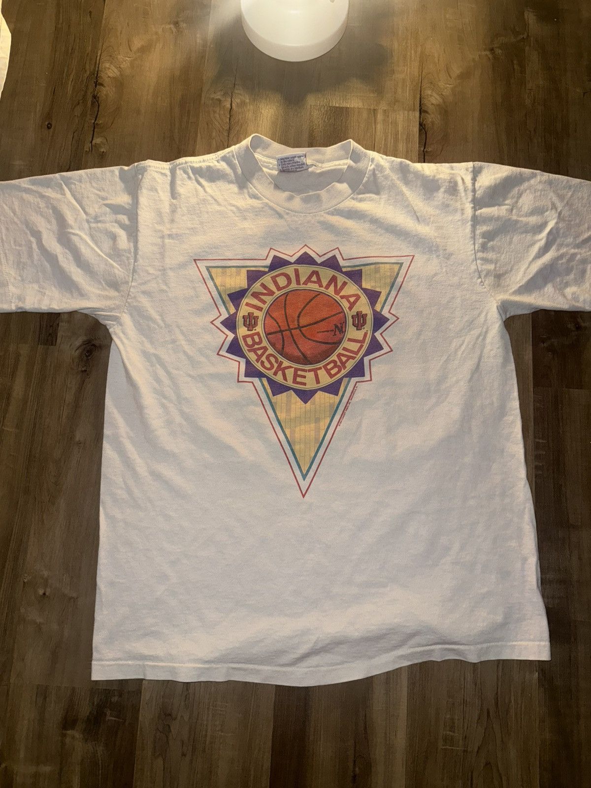 All Sport Vintage IU BASKETBALLT Shirt Latge Size US L / EU 52-54 / 3 - 1 Thumbnail