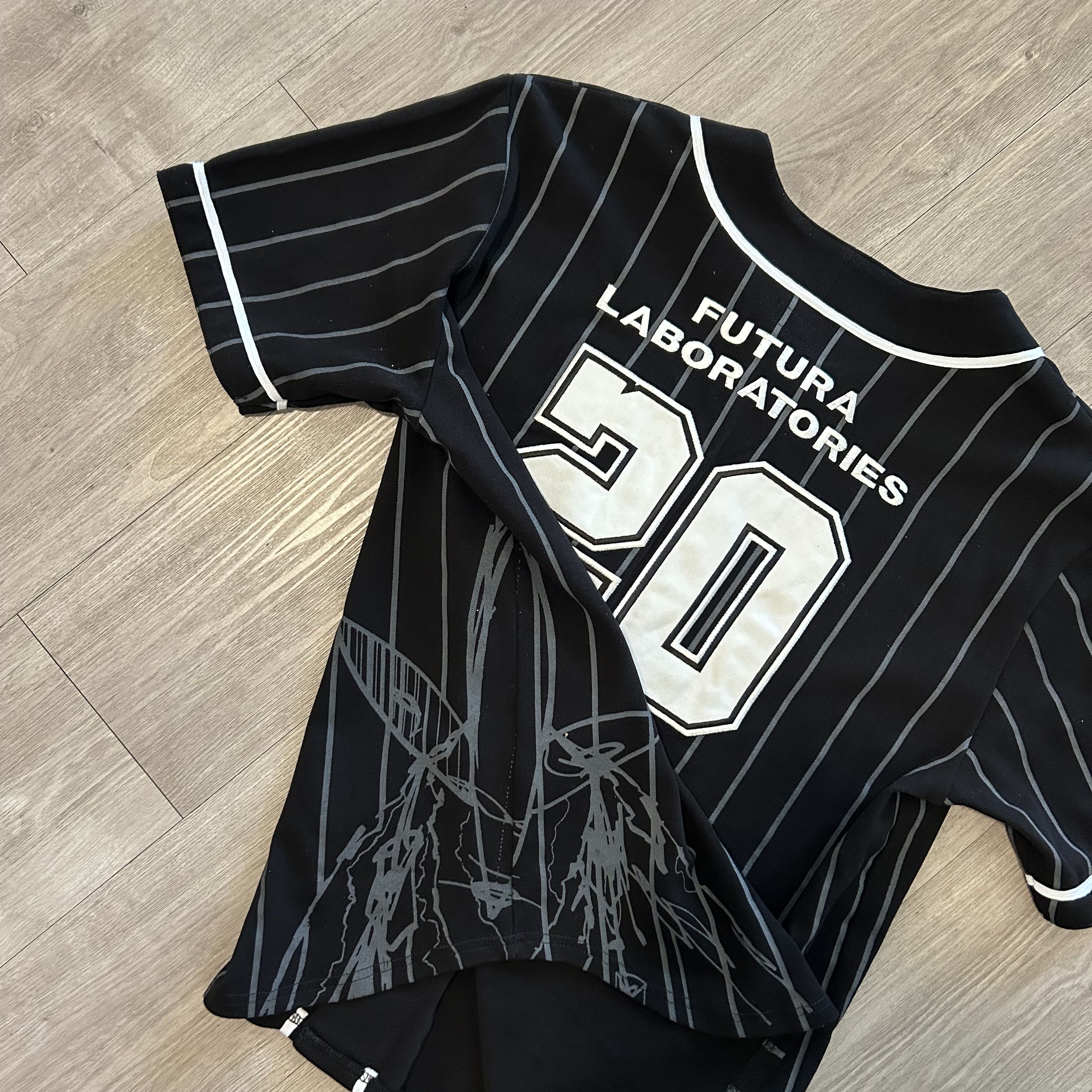 Futura Futura Laboratories 2000 Pointman logo baseball jersey Size US M / EU 48-50 / 2 - 1 Thumbnail