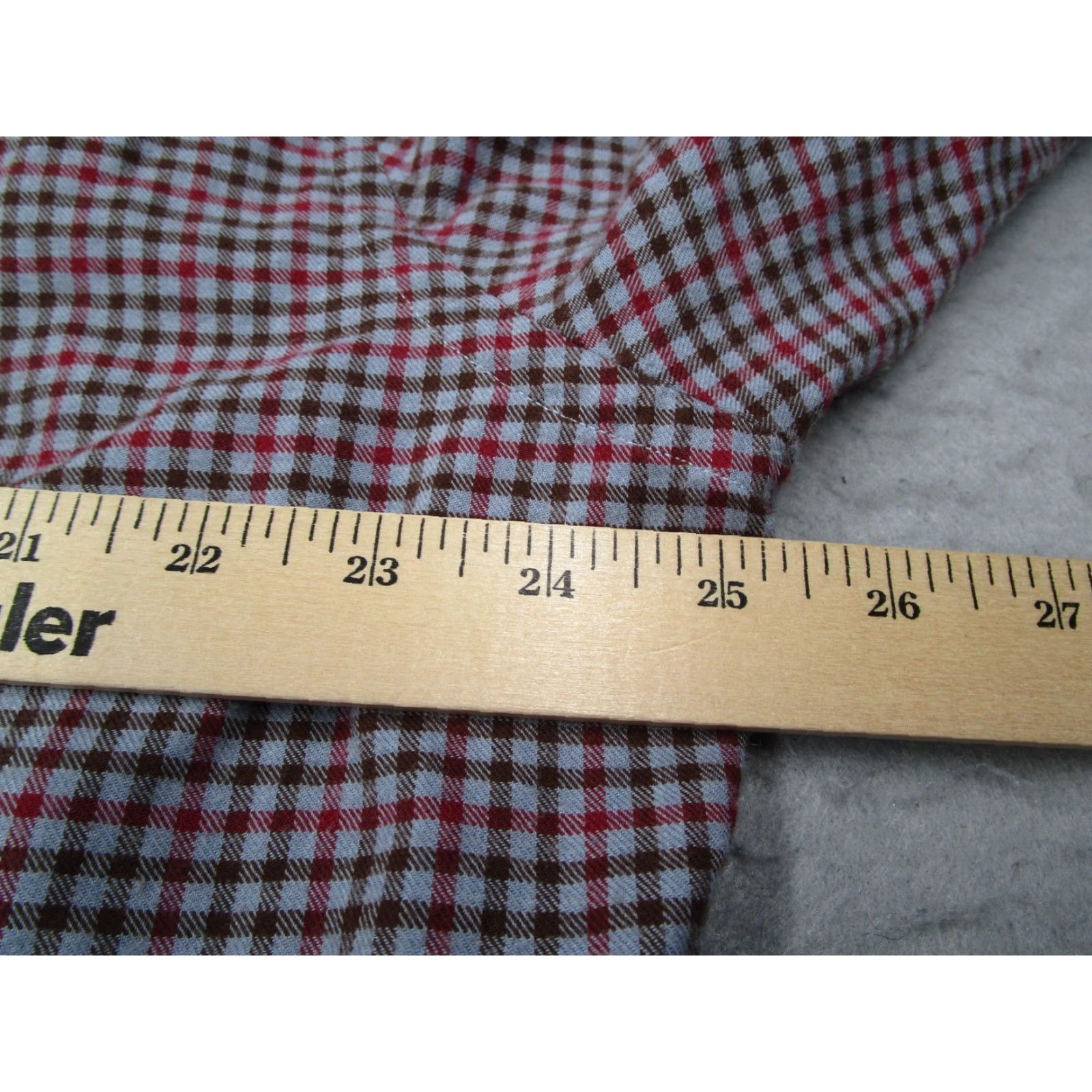UNTUCKit UNTUCKit Shirt Mens 2XL XXL Red Check Flannel Button-Up Long Sleeve Vintage No (adapted constraints) Size US XXL / EU 58 / 5 - 6 Thumbnail