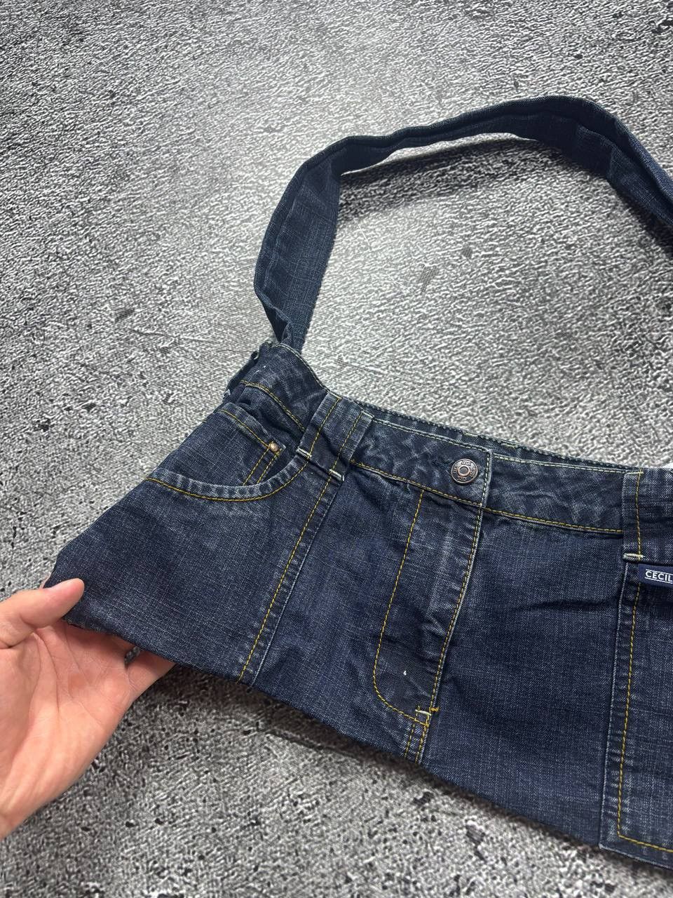 Affliction CECIL Denim Shoulder Bag / Y2K Vintage Mini Bag Size ONE SIZE - 5 Thumbnail