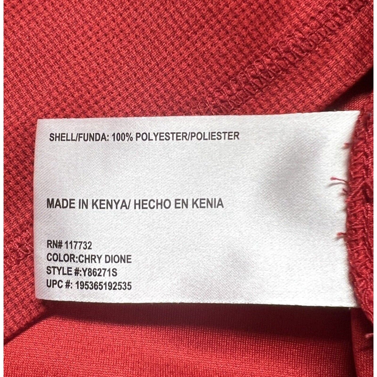 ZeroXposur ZeroXposur Shirt Men Large Red UPF 50+ Sun Protection Polyester SS Size US L / EU 52-54 / 3 - 7 Thumbnail