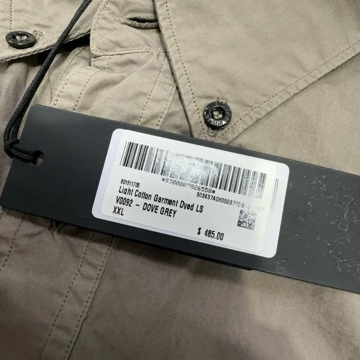 Stone Island Stone Island Gray Long Sleeve ButtonUp Shirt -2506 Size US XXL / EU 58 / 5 - 4 Thumbnail