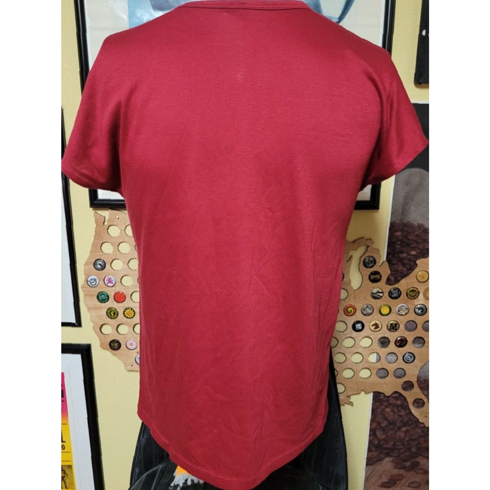 Vintage VTG Artex T-Shirt Medium M Crew Neck Short Sleeve Red Key Largo Florida Keys Spellout Bars Beach Florida Men Size US M / EU 48-50 / 2 - 4 Thumbnail