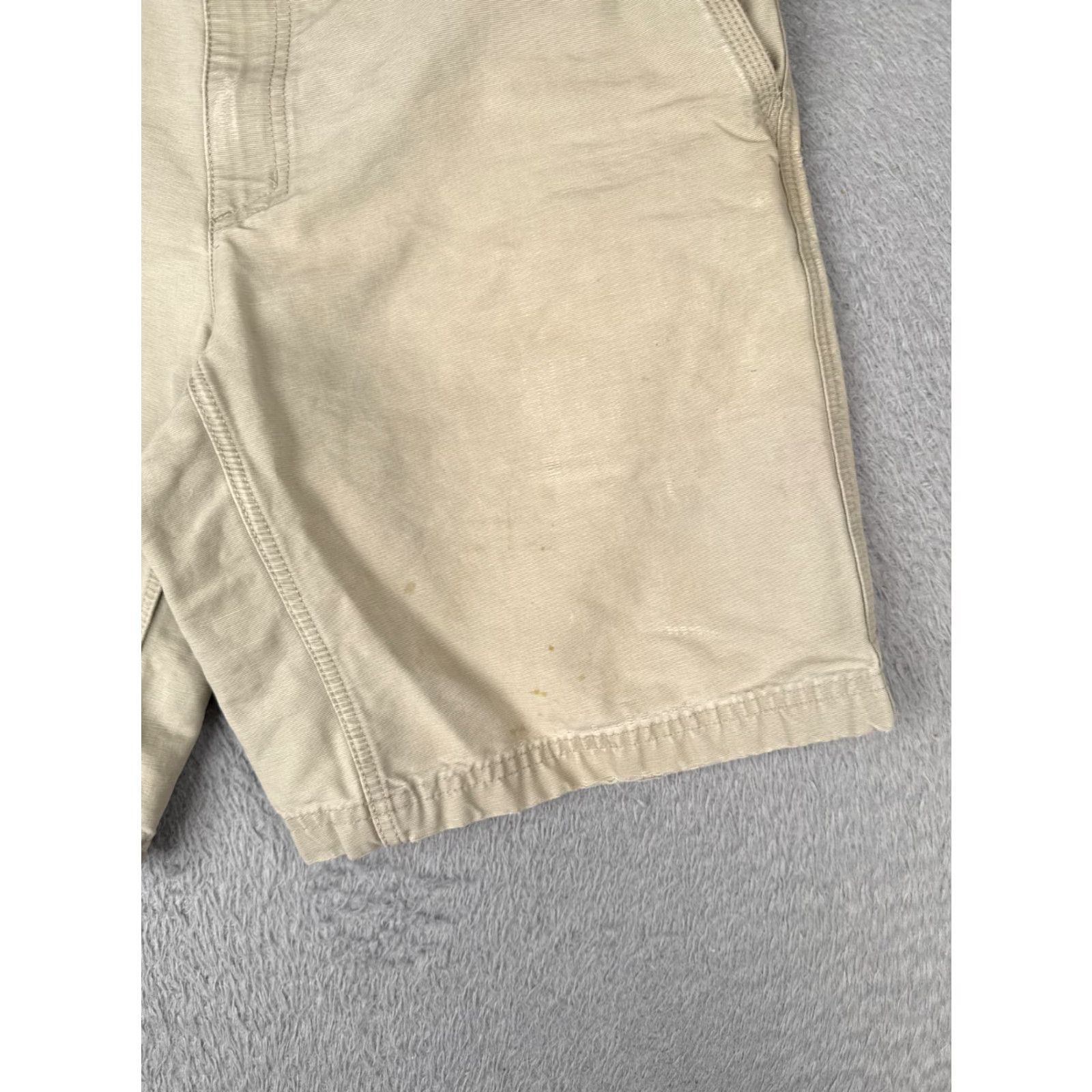 Vintage VINTAGE Columbia Shorts Mens 36 Beige Cargo Cotton 100% Reading? (Correction: avoid adding text). Size US 36 / EU 52 - 2 Thumbnail