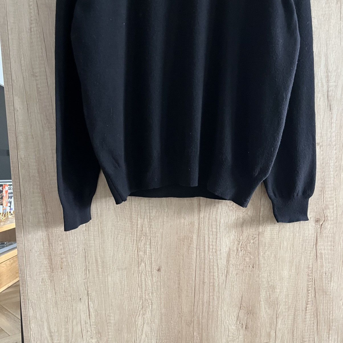 Polo Ralph Lauren Ralph Lauren Wool Knit Sweater Black Vintage Sweatshirt Y2K Size US XL / EU 56 / 4 - 3 Thumbnail