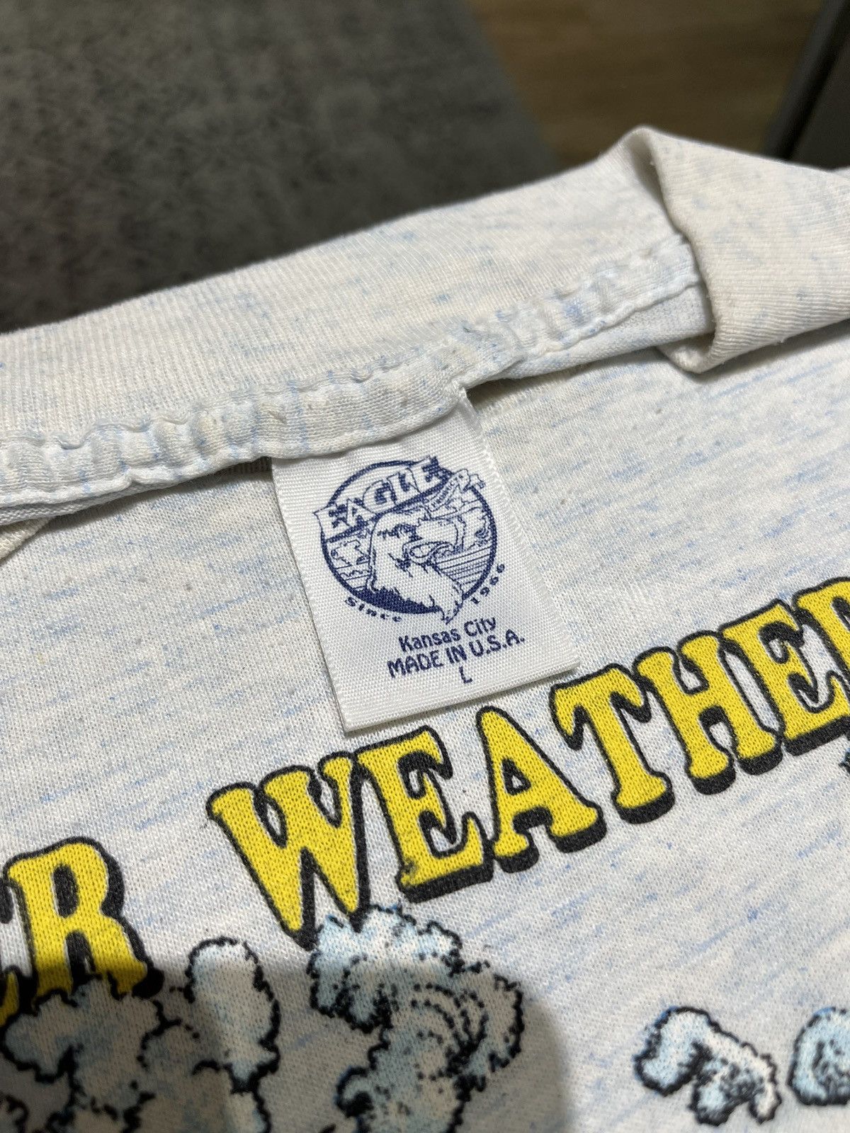 Vintage Vintage 90’s Shitty Weather “Yooper Weather Map” Size US L / EU 52-54 / 3 - 10 Thumbnail