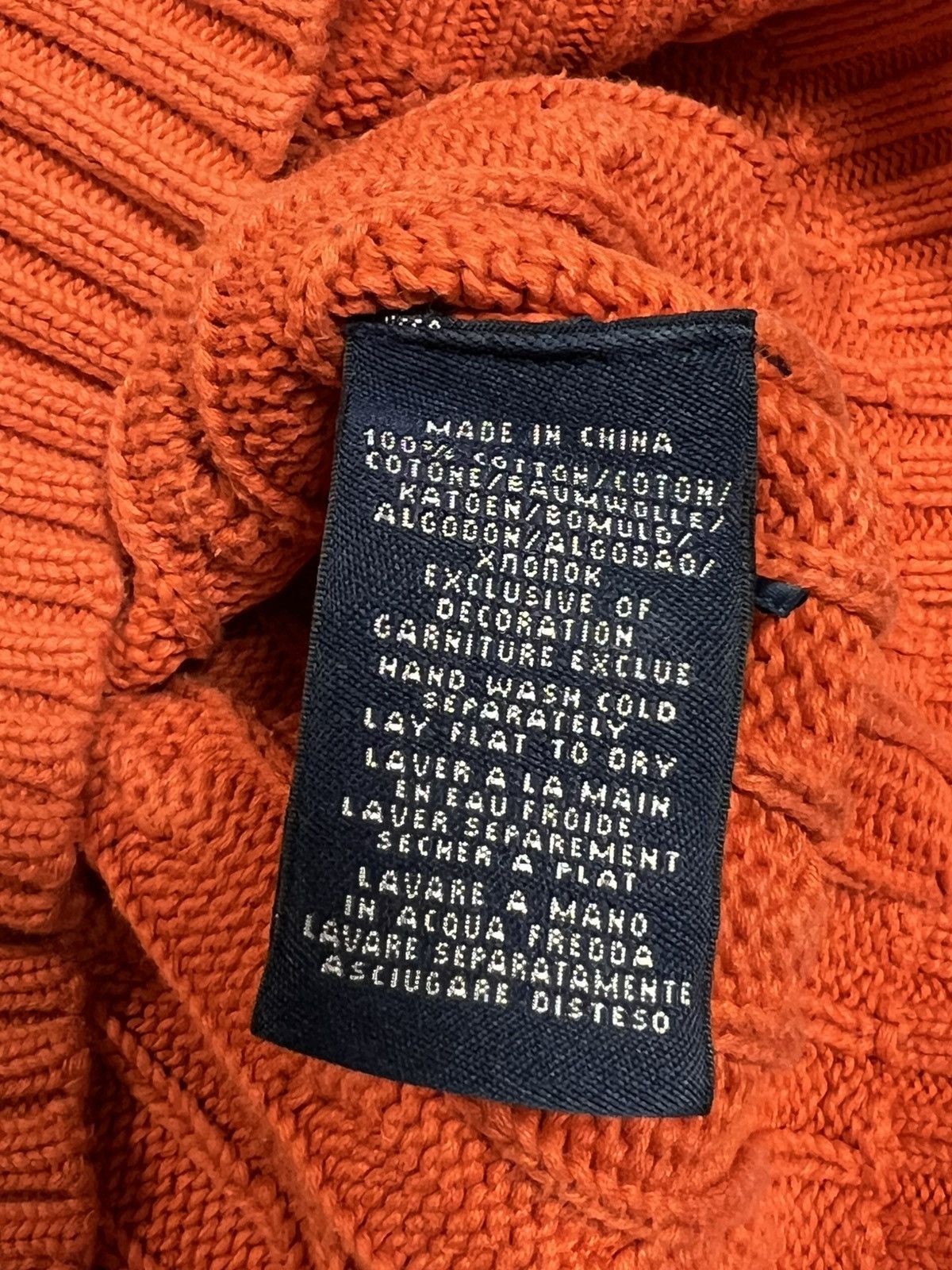 Vintage Retro Ralph Lauren Cable Knit Jumper Retro Jumper Designer Size S / US 4 / IT 40 - 6 Thumbnail