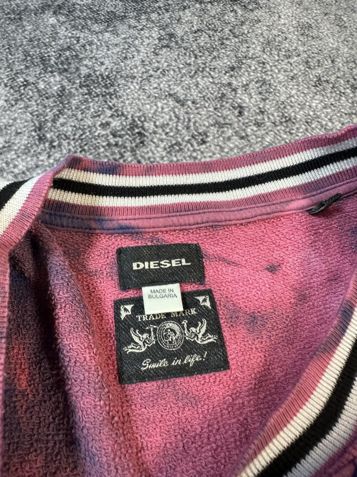 Diesel Y2K Vintage Diesel Sweatshirt Purple Avant Garde Opium XXL Size US XXL / EU 58 / 5 - 4 Thumbnail
