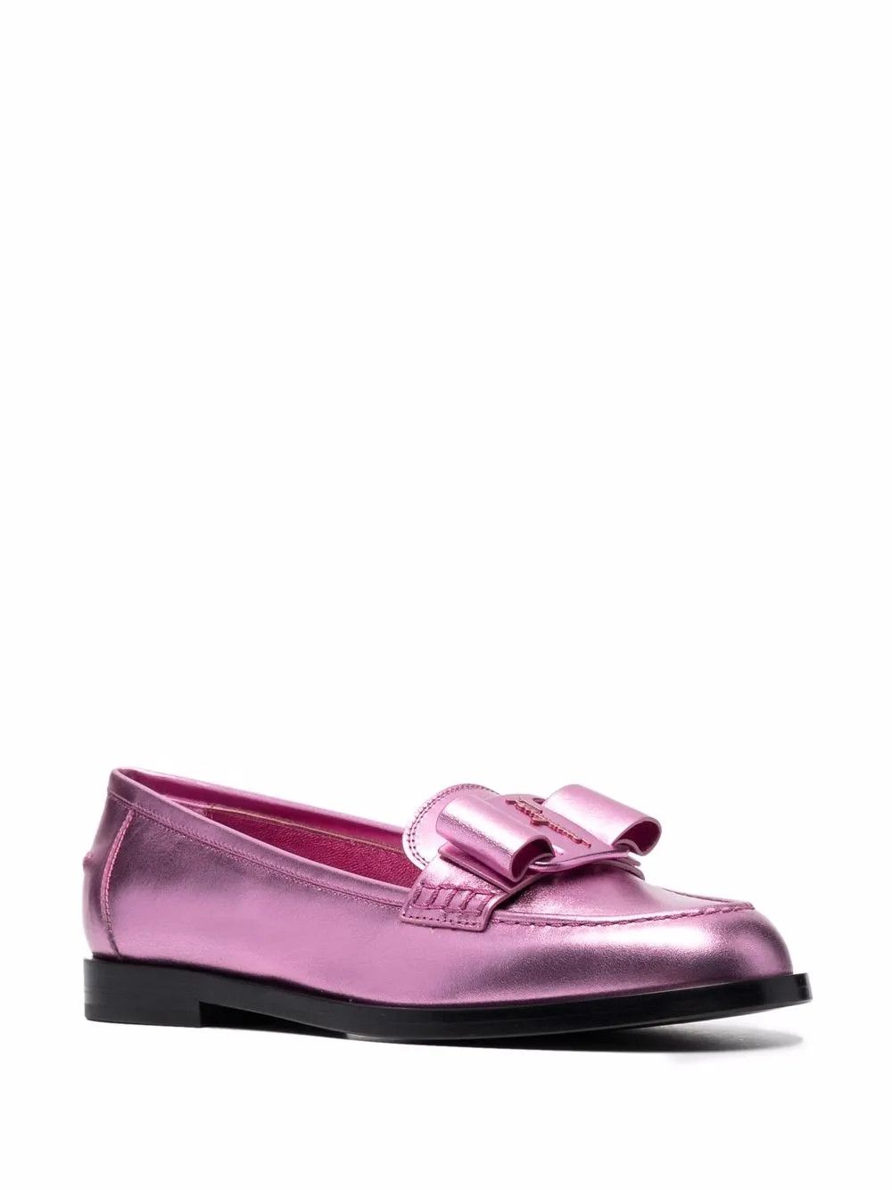 Salvatore Ferragamo o1y0426 Loafers in Pink Size US 7 / IT 37 - 2 Thumbnail